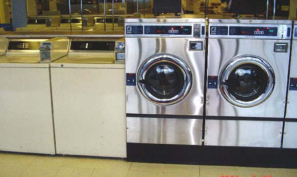 Coin-Operated Commercial Clothes Washers