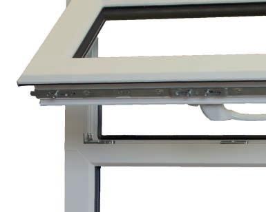 ADDITIONAL SECURITY Hinge Protectors provide extra security, and if forced, the hinges have more protection.