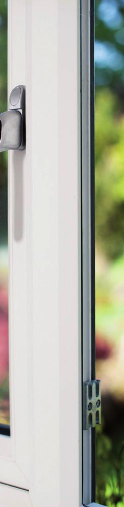 MULTI-POINT PROTECTION Multi point locking secures the windows firmly in their frames with the option to upgrade the locking system to meet Secured by Design standards if required.