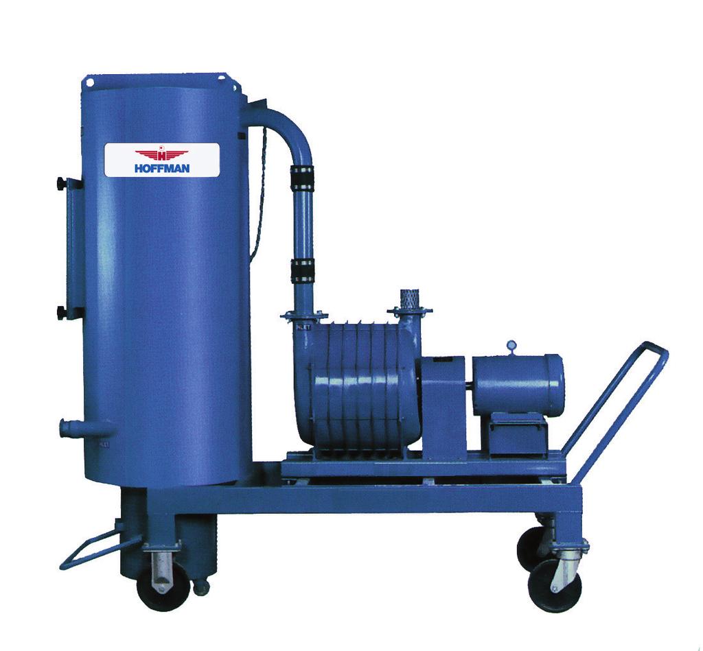 SELF-CONTAINED VACUUM SYSTEMS Hoffman & Lamson portable vacuum systems are mounted on a common frame and