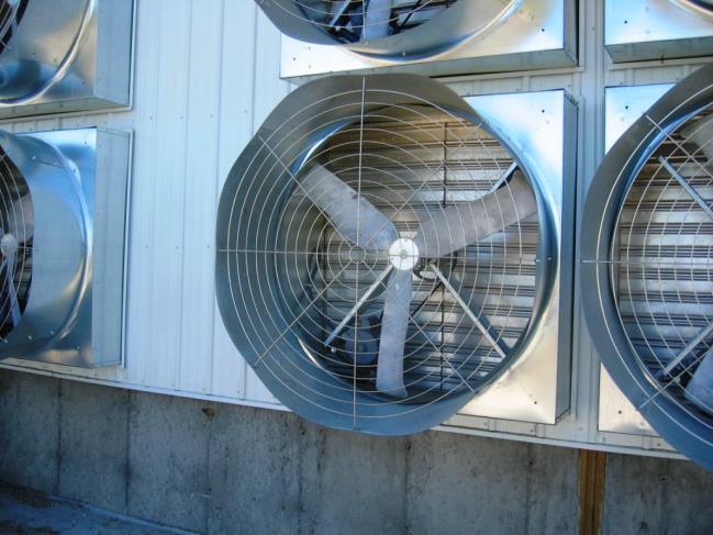 Ventilating fan on-off control On Differential Fan on Ventilating fans Fewer at cold temperatures More at warm temperatures Off Cold