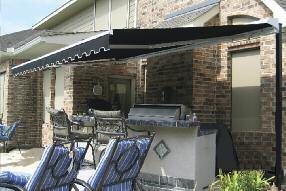 ShadeTree Traditional Lateral Arm Awnings Shade without posts ShadeTree Classic Awning Width: 11 to