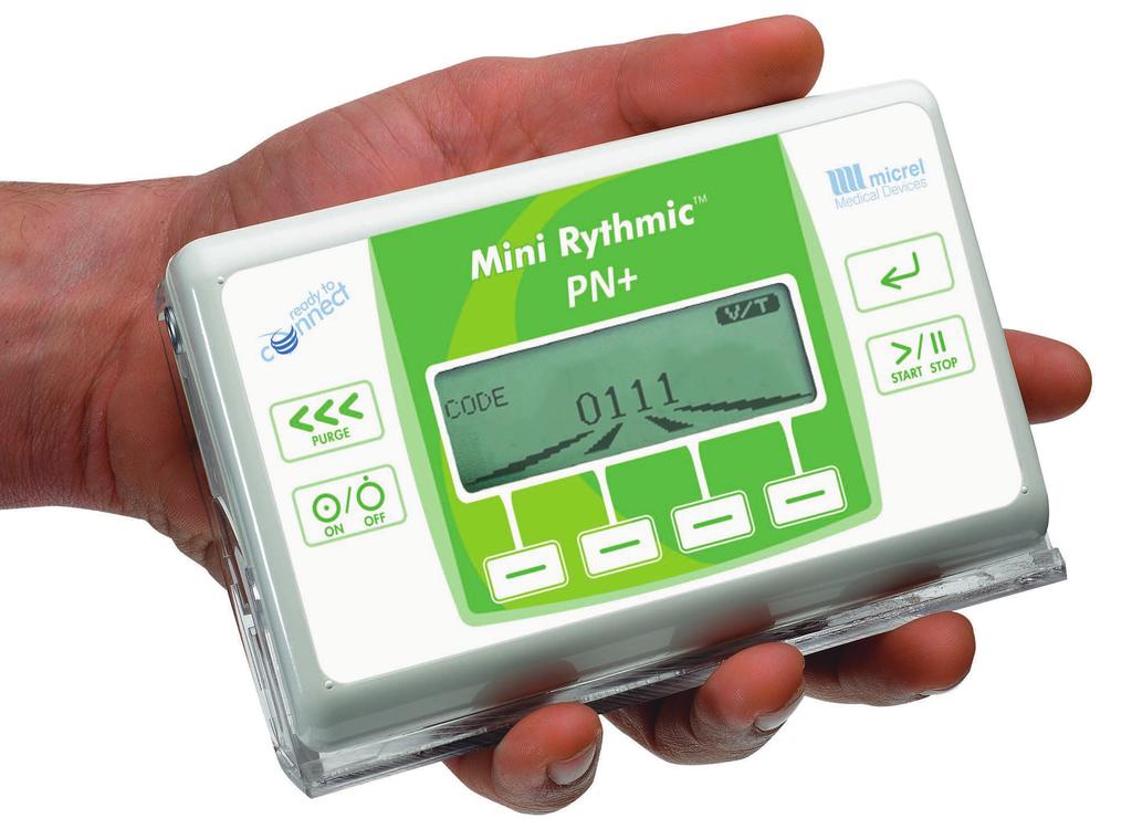 Mini Rythmic PN+ Set-up Guide The only dedicated portable Home Parenteral