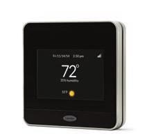 Save Time No more scheduling home and away times the Carrier Côr Wi-Fi Thermostat includes a one-button Touch-N-Go feature for the quickest manual change possible.