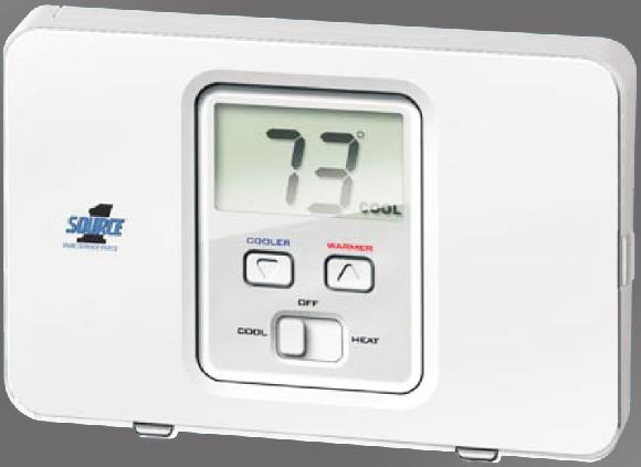 rm ostats t a t Use with most Heat Pump systems: