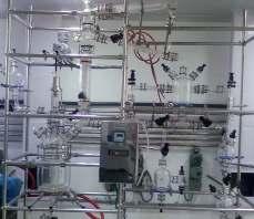 features such as heating, stirring, condensation, fractionation, cooling etc.