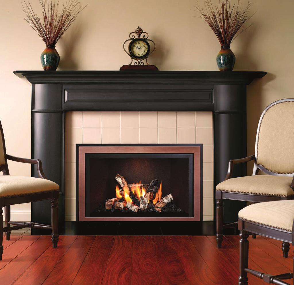 Luxury where you live There s much to love about a Mendota luxury gas fireplace insert.