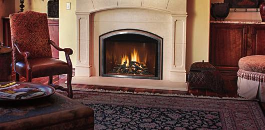 Frame your FullView Décor fire in a wide range of colors and finishes from rugged Vintage Iron to