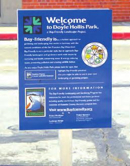 From the time the City of Emeryville bought the property and cleared it of an existing warehouse and concrete parking lot, the vision was to make the park as community-friendly and Bay- Friendly as