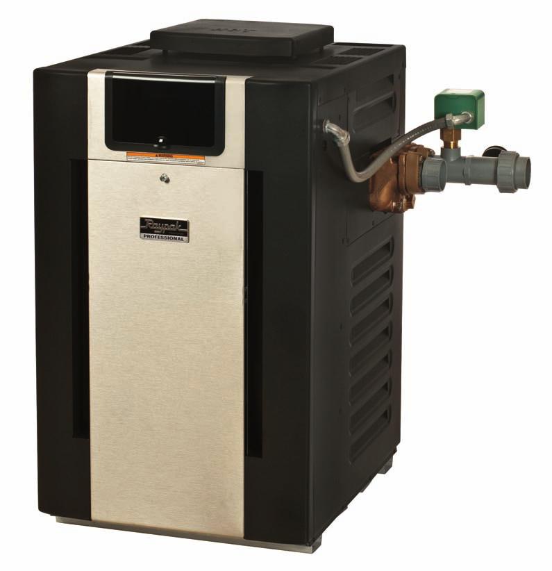 NO ONE PUTS MORE INTO THEIR POOL HEATERS Introducing the Raypak Professional series pool heaters, designed specifically for commercial properties such as apartments, condos, hotels, motels, schools,