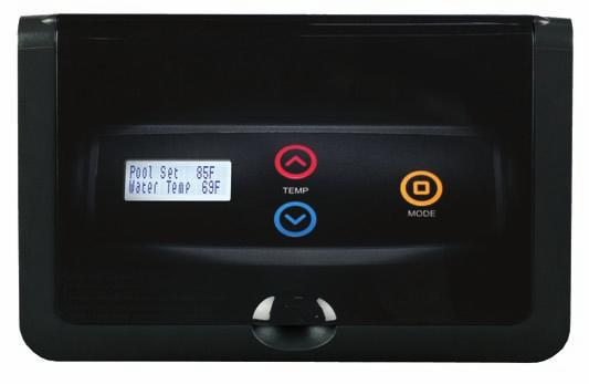 A DIGITAL CONTROL SO SOPHISTICATED, YET SO SIMPLE TO USE Microprocessor-Controlled Thermostat The Raypak Professional gas heater is Sp a S e t 1 0 4 F equipped with a microprocessor-based H e a t i n