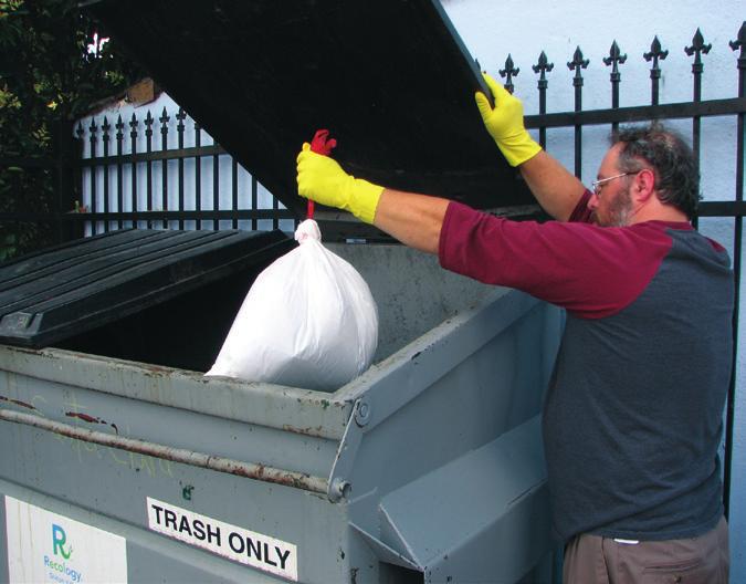 (408) 378-2407 6 Dispose Securely tie up bags of waste.