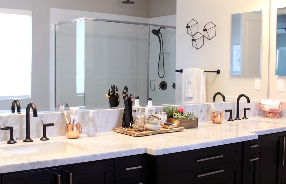 In the kitchen, you might consider a new backsplash, updated faucets, and contemporary light fixtures. Once you have it looking in the best light, get into the details.