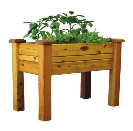 The Elevated Garden Bed eliminates bending over while gardening and is perfect for gardeners with mobility