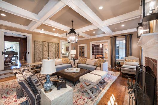 Enter the elegant Entry Foyer and note the stunning craftsmanship, timeless architectural details and beautiful moldings at every turn. If you love to entertain, this is the home for you.