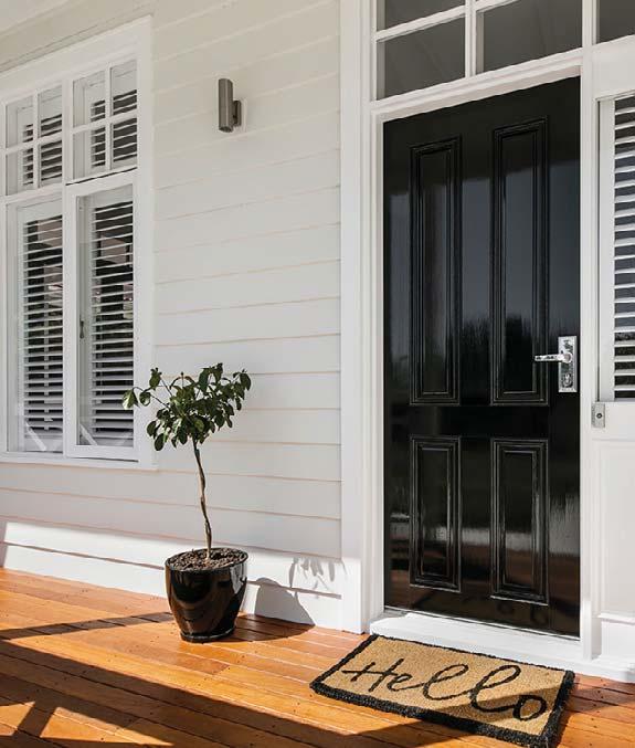 THE WEATHERBOARD LOOK A weatherboard finish is almost essential to create a casual yet layered look, which emulates the classic features of a Hamptons style home.