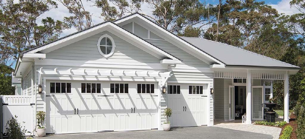 which can collect moisture, warp or attract termites. Linea weatherboard gives a smoother look that can then be painted to create the desired look of the home.