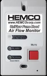 51403 Air Flow Monitor with Digital Display Continuously monitors face velocity air flow of fume hood.