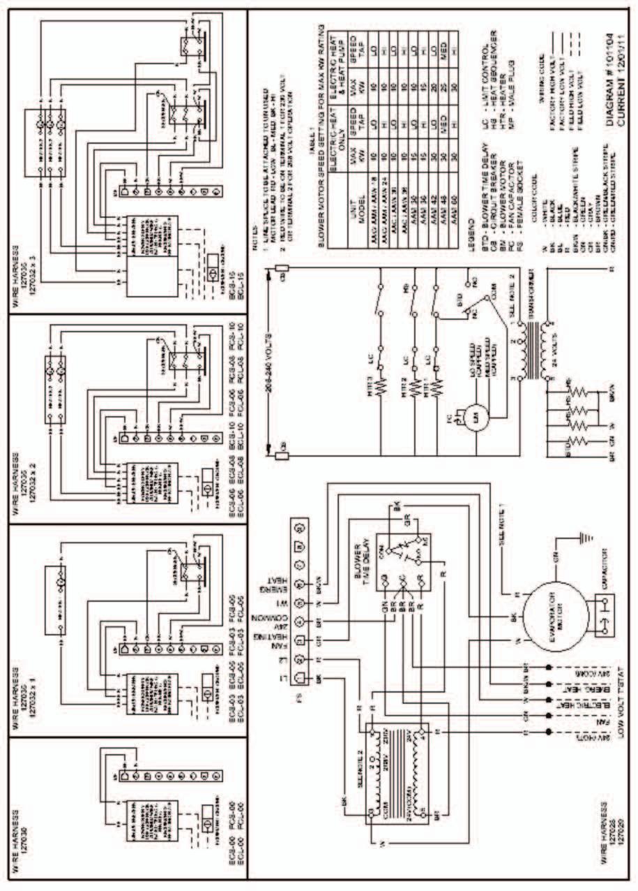 17. Wiring diagram for 00-15 kw heating
