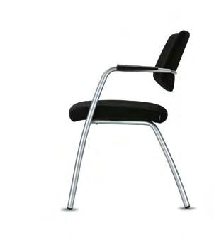 Perfectly at ease in the office as a visitors chair or in