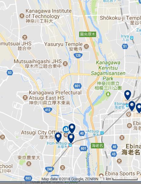 Hotel Information in Atsugi ➀Rembrandt Hotel