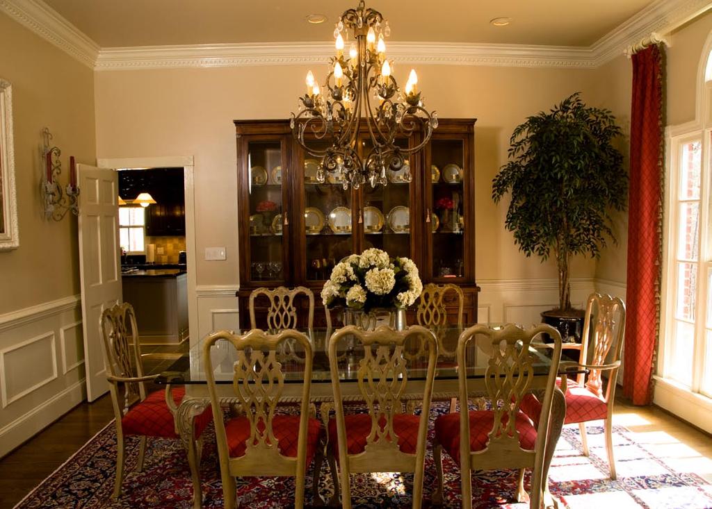 Dining Room: Large enough for 10-12 yet intimate enough for smaller gatherings, the Dining Room is gorgeous and includes