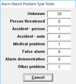 Security Escort Database management en 33 Figure 5.14: Alarm Report Statistics window 5.4.2 Map The act of resetting an alarm causes a report to be saved into the Reports database.