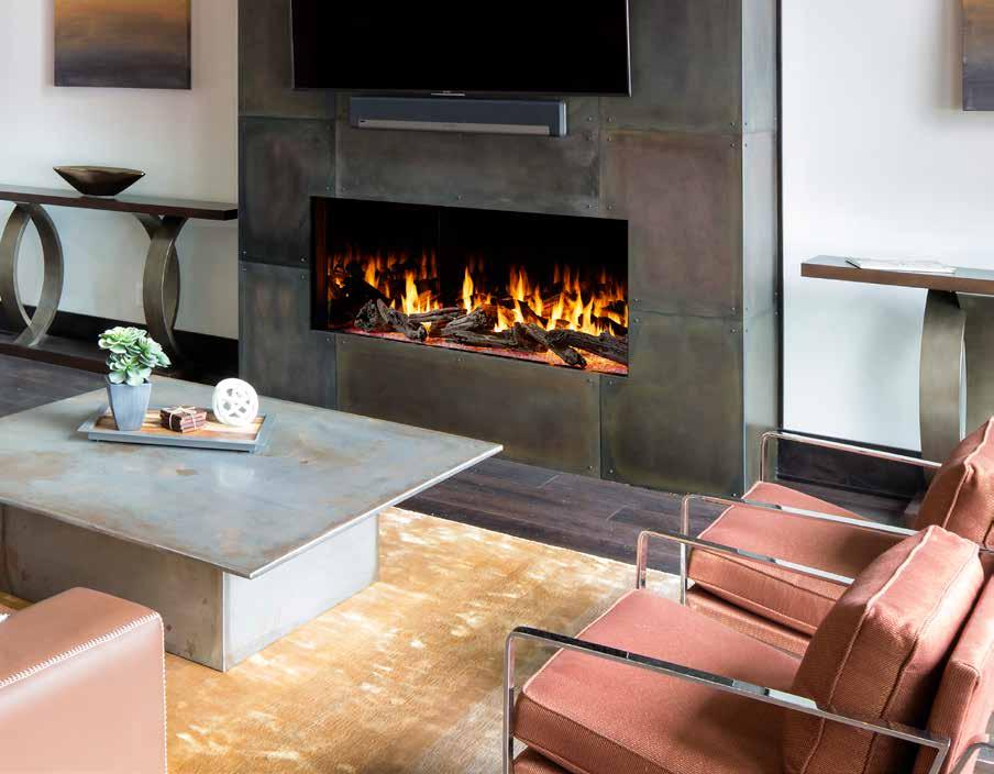 4' 5' 6' 7' FOUNDATION SERIES SINGLE-SIDED LUXURY GAS FIREPLACE Modern in form and luxurious by design, the Foundation Series was created with