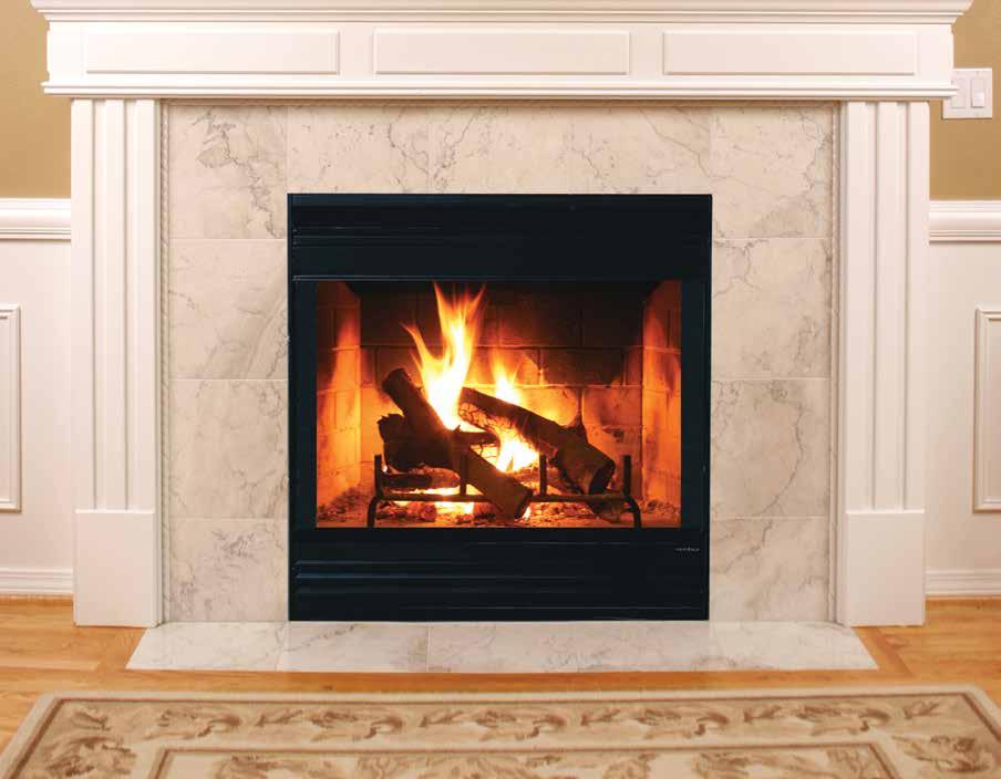 36 " 42 " ENERGY MASTER WOOD FIREPLACE The Energy Master Series delivers