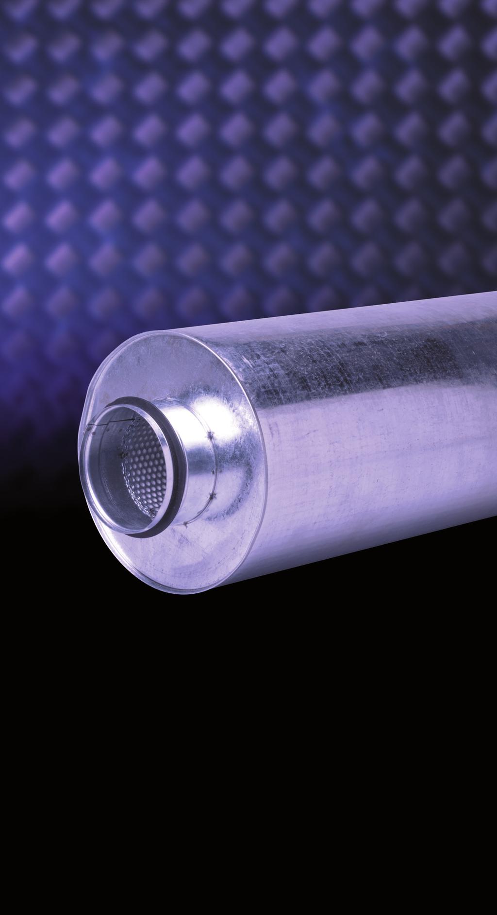 SILENCERS (SOUND ATTENUATORS) UKV ANCILLARY RANGE Reduces intrusive fan noise in living/working areas Excellent sound absorbing properties Suitable for temperatures of up to 2 ºC Maximum pressure