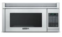 CONVENTIONAL MICROWAVE HOOD 30" width The microwave hood takes the exceptional features of the Viking D3 microwave and adds an integrated exhaust system.
