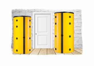 BUFFER STORAGE TANK High buffer capacity despite low ceilings You would like to use large buffer capacities to maximize the efficiency and comfort of your system, but the room height of your utility