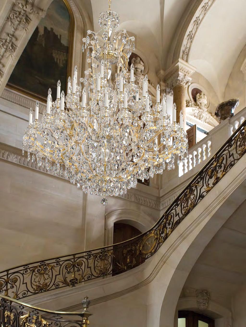 INTRODUCING Marie Therese lighting fixtures Marie Therese lighting fixtures are guaranteed to impress guests in your sitting room, just as in luxury palaces, residences and villas.
