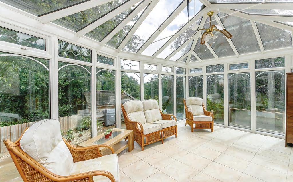 Our favourite room is the conservatory.