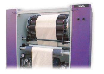 Thanks to the considerable experience gained in the manufacture of machines for the finishing fabrics surface treatment, Saspe has designed and built a new line of machines for lab and production,