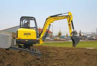 Professionalism: Thanks to the Vertical Digging System* (VDS), you and your excavator are always best positioned to get on with your work.