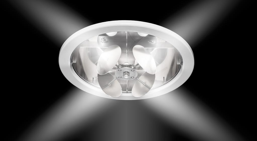QUICKCHANGE ARTIST. The VISION-LED with LED-deflecting mirror technology is the synonym for complete energy-optimised and efficient lighting.