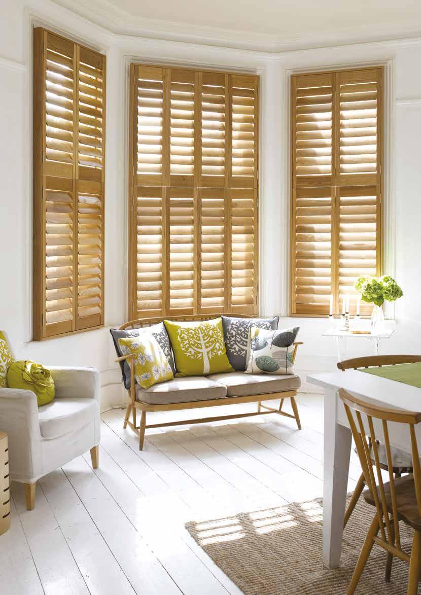 Tier-on-tier shutters Versatility is the word for our