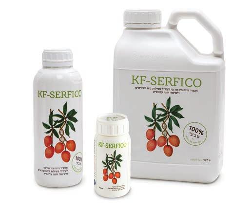 KF-SERFICO Seaweed based biostimulant for encouraging root zone activity and improving foliar nourishment Original preparation designed to hasten enrooting and reproduction processes and improve