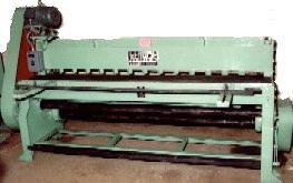 SHEARING UNIT: SHEARING MACHINE This machine is required for cutting sized body blank & top bottom blanks from a sheet or a coil.