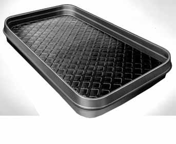 700L Footbaths Anti-slip base for safe, quick penetration of footrot treatments Safe, large radius corners with smooth edges Resistant to all footrot chemicals 700