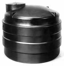 2728L water tanks Suitable for Potable Water (100% food grade material used throughout) Hard wearing, one piece, stress free moulding 2728 litres Manufactured from UV stabilised and frost resistant