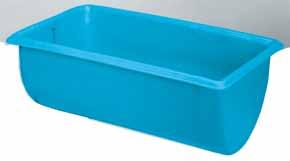 91L Dairy Hygiene Trough style Wash Troughs 91 litre capacity Single skin one piece construction and smooth easy clean surface