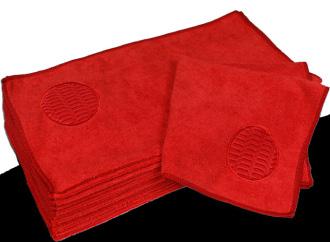 Microfiber Towel with Scrubber!
