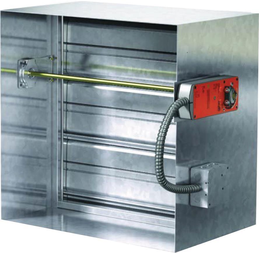 Fire & Smoke Dampers : Combination fire & smoke damper meet the requirement of safety in HVAC system. FSD consist of a fire damper and smoke damper together as a single damper.