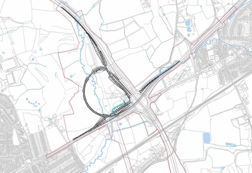 Scheme plan A12 2 Provide a bridge over M25