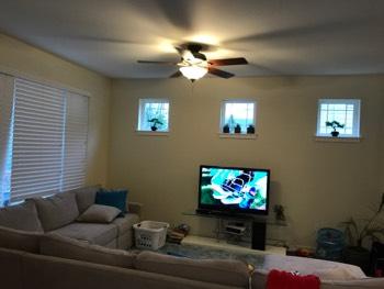 1. Location Location Southwest Family Room 2. Family Room Walls and ceilings appear in good condition overall.