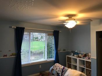 1. Location Location North Bedroom 2 2. Bedroom Room Walls and ceilings appear in good condition overall. Flooring is carpet. Heat register present.