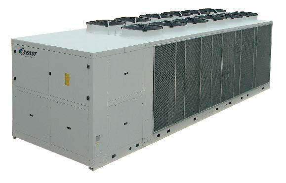 LVN Series Air cooled water chillers and heat pumps with axial fans Capacities from 160 to 900 kw