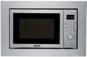 Grill 5 Power levels 9 Auto-programmes 3 Functions Microwave output: W Grill output: 1000W LED